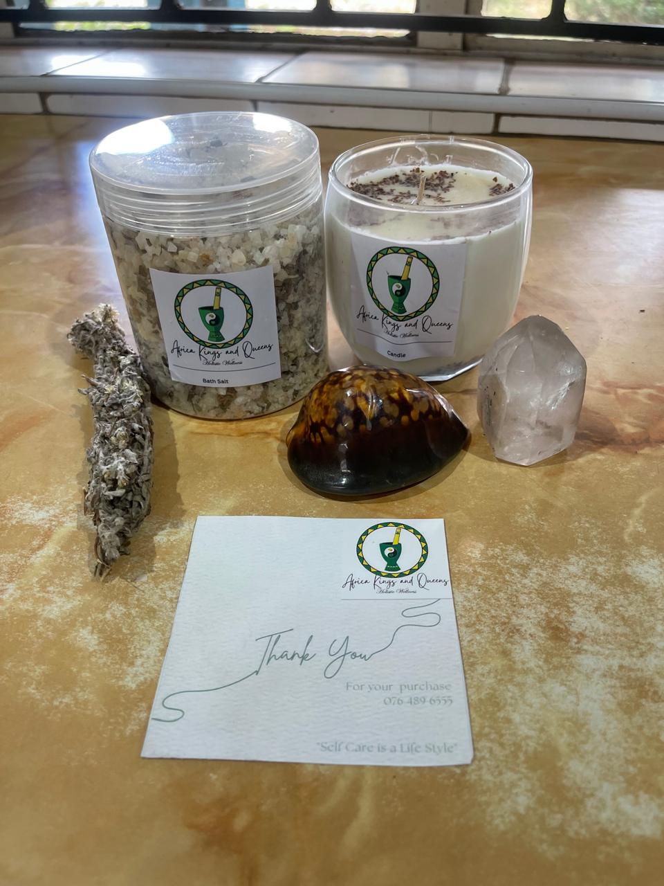Bath Salt & Candle Set